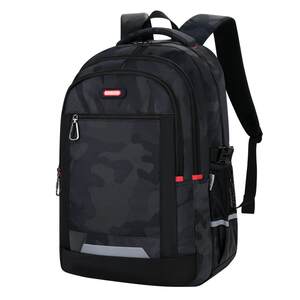 
Edison middle school student schoolbag male junior high school student new large capacity high school student burden reduction spine protection camouflage backpack