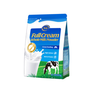 Yili New Zealand imported whole milk powder/skim milk powder high calcium nutrition 1kg/bag, family adult flagship store