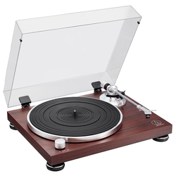 Audio-technica At-lpw50bt Mahogany Manual Belt-driven Phonograph Living Room Desktop Bluetooth Vinyl Record Player
