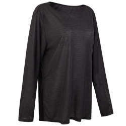 Fitness girl loose slimming yoga wear blouse