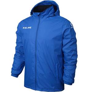Kelme Karmi Children's Rainwear Long Sleeve Training Server Sports Triven Windskin Men's Football Charge Jacket
