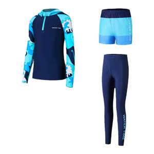 
WaterTime children's swimsuit long-sleeved long pants split cold-proof middle and large children's swimsuit 2026 new boys' clothing