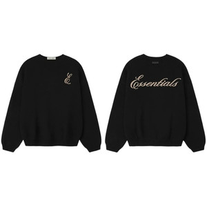 
Authentic essentials sweater round neck sweater heavyweight male and female couple FOG multi-line sweatshirt FW25 American style