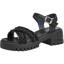 Tata Thick-soled Sandals For Women With Thick Heels And Super Soft Sheepskin Sports Sandals For Women 2023 Summer New Xan01bl3