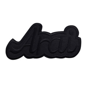 
14-color English Arai letter cloth patch down jacket pants defective smoke hole decorative applique versatile large and small