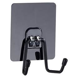 Wall-mounted multifunctional bathroom stainless steel hook behind door