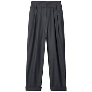 
[Spring and Summer Hot Sale] PSALTER Psalm Curled Nine-Point Small Foot Suit Pencil Pants Casual Pants Autumn