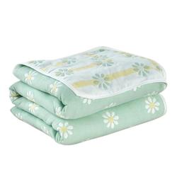Six-layer Gauze Towel Quilt Pure Cotton Thickened Double Air-conditioning Quilt Summer Children Baby Nap Blanket Sofa Blanket