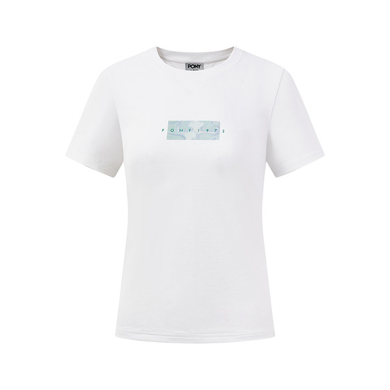 
PONY Pony 1972 summer women's Solona outdoor sports T-shirt skin-friendly and comfortable short-sleeved 252W2AT02