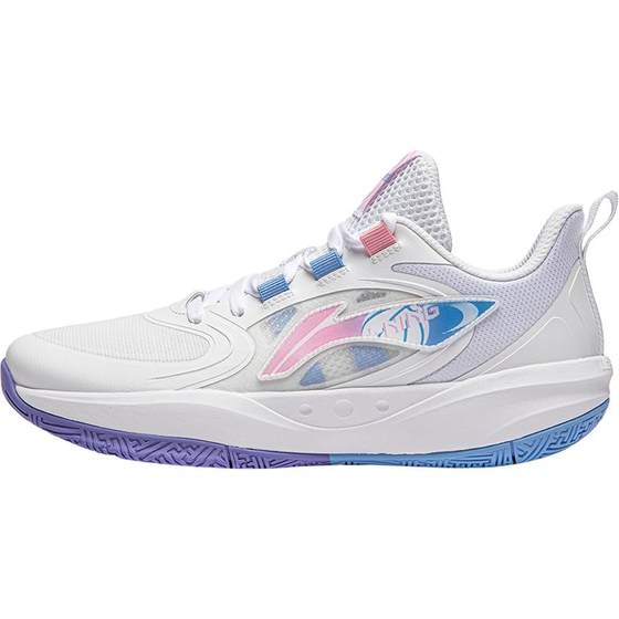 
Li Ning children's shoes basketball shoes for men and women, light energy Pre rebound round-toe youth antibacterial low-top sports shoes for men and women