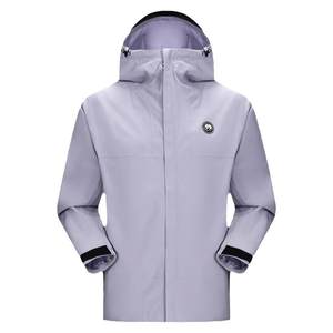 Celebrity's same style panda rain shell three windbreaker orange jacket for women's outdoor waterproof and windproof single-layer windbreaker loose