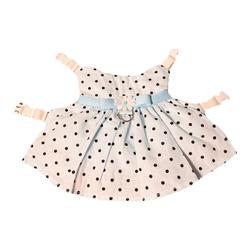 Japanese Rabbit Dwarf Rabbit Cat Cat Rabbit Lop-eared Rabbit Clothes Polka Dot Printed Skirt Traction Rope Imported Fabric Handmade