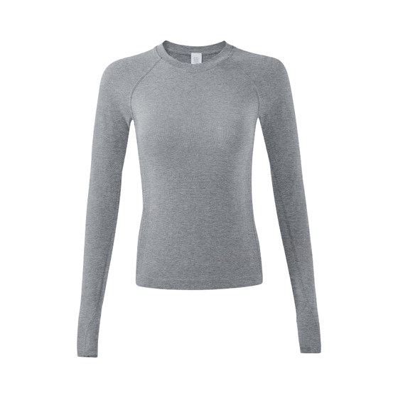
Yoga clothing top for women outdoor running slim quick-drying sports T-shirt professional Pilates training clothing fitness long sleeves