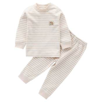 Pure cotton baby boy's spring and autumn underwear set