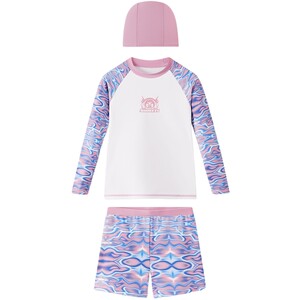 
MQD children's clothing children's swimsuits and pants boys split swimsuits boys girls swimsuits sun protection baby long-sleeved shorts