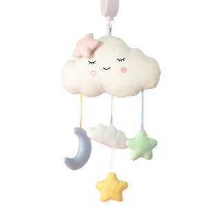
Nordic style crib bell music rotating fabric rattle 0-3 months newborn toys baby supplies