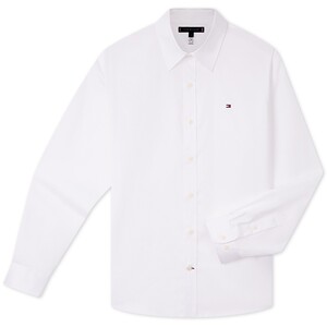 
[Non-iron texture] Tommy autumn and winter men's business casual solid color striped long-sleeved shirt shirt jacket