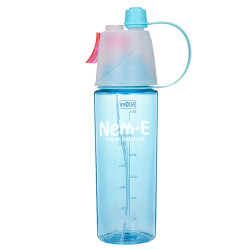Large capacity Internet celebrity spray water cup plastic sports bottle