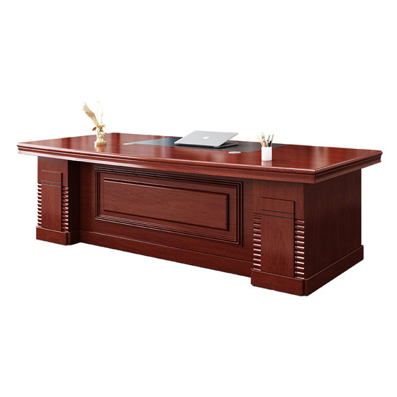 
Boss desk, office desk, simple modern president, desk manager, supervisor desk, chair, new Chinese style large desk office furniture