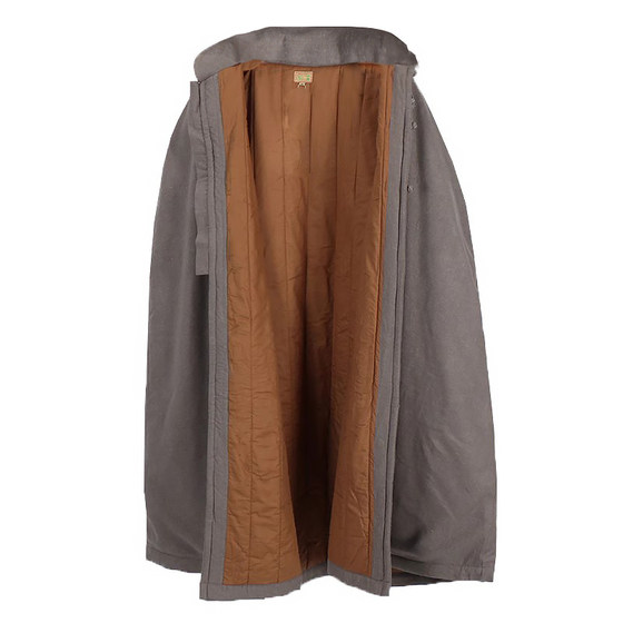 Winter meditation cloak, cotton coat and jacket, warm layman's thickened meditation cloak, cotton and linen monk's long cloak