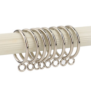 
Curtain opening hanging ring curtain buckle ring movable metal hook Roman rod circle movable fastener accessories hanging ring fixing