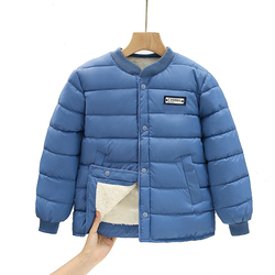 School Uniform Liner Artifact Boy's Autumn And Winter Down Jacket Children's Jacket Wear Girl's Thickened Cotton Coat Top Winter Style