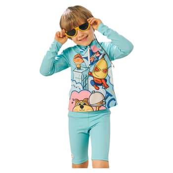 TOSWIM sunscreen long -sleeved trousers split children's swimsuit
