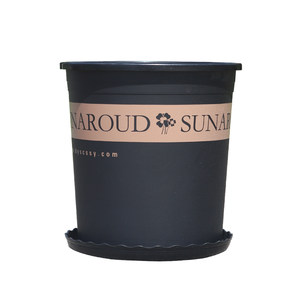 
7-gallon flower pot 2025 plastic large-diameter special pot 6 high-end resin planting with tray courtyard extra large root control