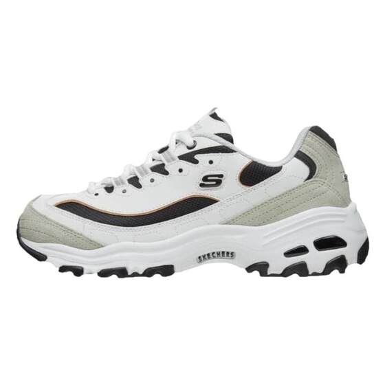 Skechers black and white breathable panda shoes couple shoes retro campus casual shoes men and women same style sports shoes dad shoes