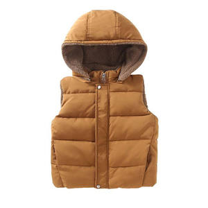
Boys' vest autumn and winter 2025 new thickened outer wear medium and large boys' cotton vest winter coat children's clothing