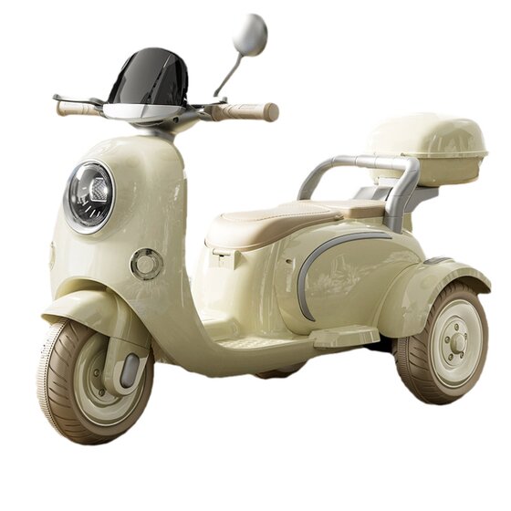 Children's electric motorcycle tricycle boy and girl baby car children can sit on remote control toy car stroller