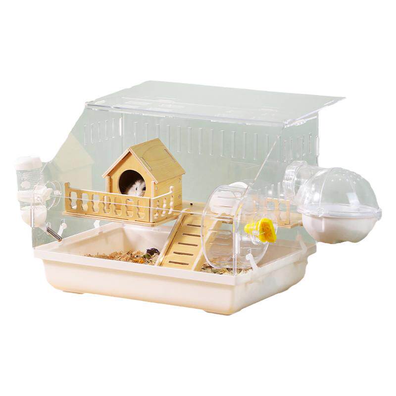 Fresh Look at Hamster Cage Luxury Villa Golden Bear Special Acrylic Double Layer