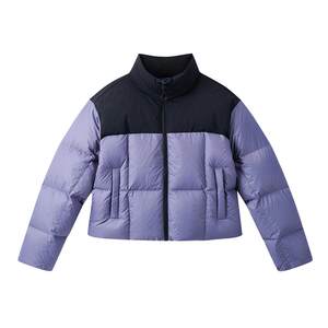 Decathlon SPW373592 women's short sports and leisure down jacket windproof and water-repellent warm jacket RFS6