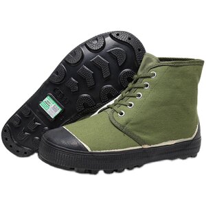 3511 Genuine high -waisted green liberation shoes thick bottom labor women's old -fashioned high -gang farmland civilian construction site men's labor protection rubber shoes
