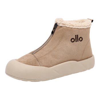 2025 new winter old Beijing cotton boots for women with fleece