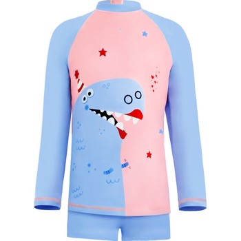 BE Van Dan Children's Swiming Swiming Cartoon Long Sleeve
