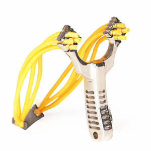 
Powerful slingshot ball four-card eight-stand stainless steel large power no-tie elastic 8-stand slingshot