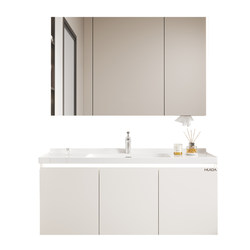 Huida honeycomb space aluminum bathroom cabinet combination ceramic integrated basin bathroom washbasin basin washbasin cabinet