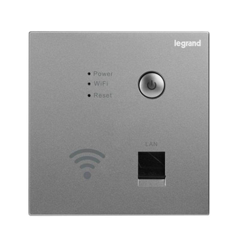 Router WiFi Inalámbrico Legrand 86 Panel - AP de Pared - Material PC