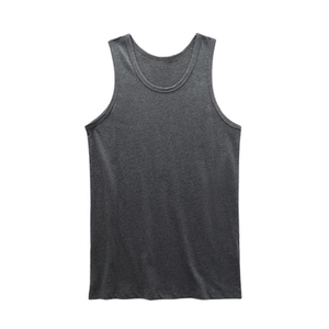 
Simple solid color men's vest round neck pullover base shirt men's casual sports spring and summer top slim basket