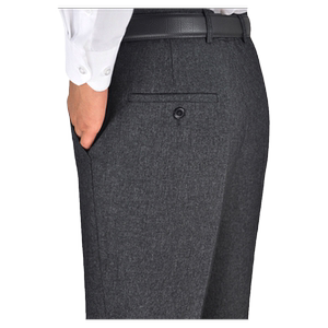 
Middle-aged and elderly men's high-waisted loose trousers for spring and autumn thick middle-aged straight casual pants dad's trousers with extra fat
