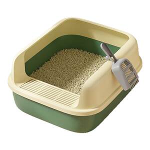 
Koala Fat Cat Litter Box Extra Large Swirl Anti-Splash Large Cat Toilet Semi-enclosed Cat Bath Kitten Small
