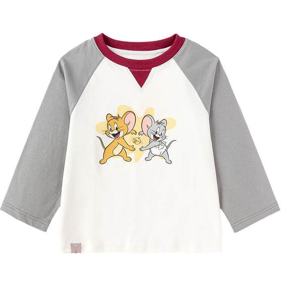 
[Tom and Jerry IP mall same style] Balabala children's long-sleeved T-shirt boys 2026 new spring clothing