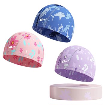 Back force Children's swimming hat is comfortable and soft -fitting
