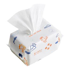 October crystal Xiao Meng Chicken Sweet Sweet Sweet Non-wet tissue Baby Facial Wet Dry and Wet Washing Sweet
