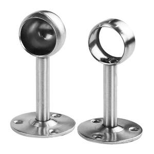 
Wardrobe accessories stainless steel towel seat clothes drying rod hanging flange seat clothes hanging pipe seat curtain rod hanging seat