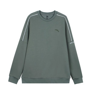 
ANTA sweatshirt men's long-sleeved T-shirt autumn and winter new round neck loose casual sports top pullover hooded jacket