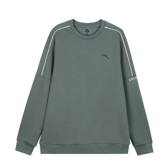 
ANTA sweatshirt men's long-sleeved T-shirt autumn and winter new round neck loose casual sports top pullover hooded jacket