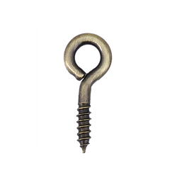 Tongxinde Old-fashioned Wind Hook Base Sheep Eye Live Joint Self-tapping Screw Hanging Ring Lamp Hook Brass Window Hook Handmade Hook