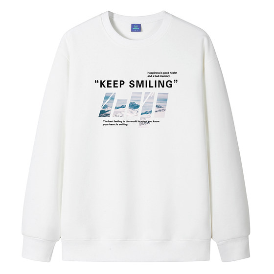 
NASA spring and autumn pure cotton sweatshirt men's Korean style trendy round neck T-shirt youth casual loose long-sleeved bottoming shirt